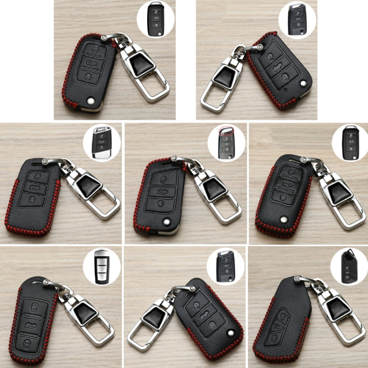 For Volkswagen Key Cover Multifunctional Keychain Anti-lost Number Plate, Style: A