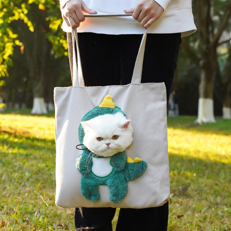 Pet Out Bag Crossbody Tote Cat Bag Small Dog Expandable Shoulder Bag, Size: L
