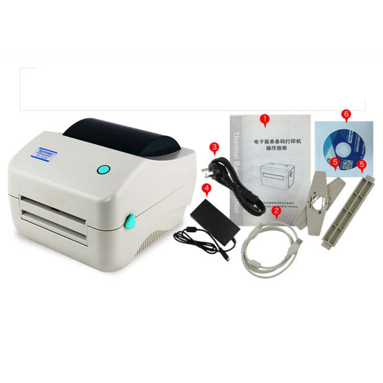 Xprinter XP-450B USB Port Supermarket Cashier Barcode Thermal Printer