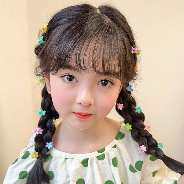 50pcs /Can Children Lovely Cute Small Griping Clip Disheveled Hair Clip Headdress, Style: Candy Colored