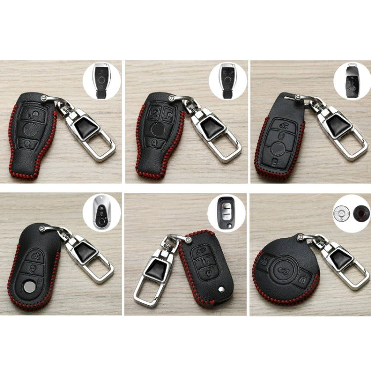 For Mercedes-Benz Car Key Cover Multifunctional Keychain Anti-lost Number Plate, Style: C