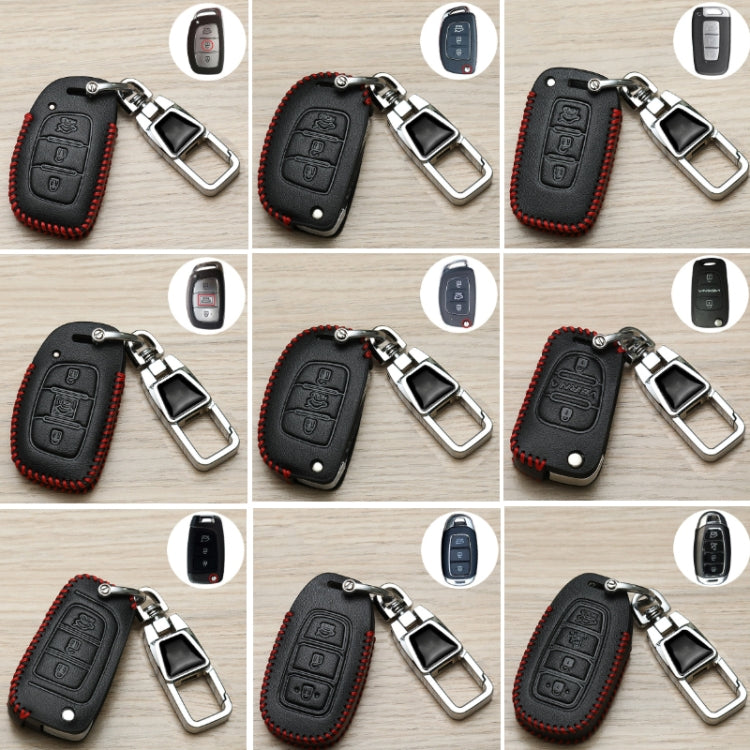 For Hyundai Car Key Cover Multifunctional Keychains Anti-lost Number Plates, Style: B