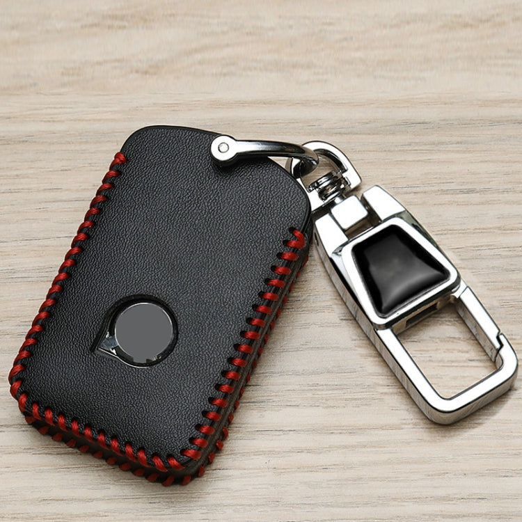 For Volvo Car Key Cover Multifunctional Keychain Anti-lost Number Plate - A