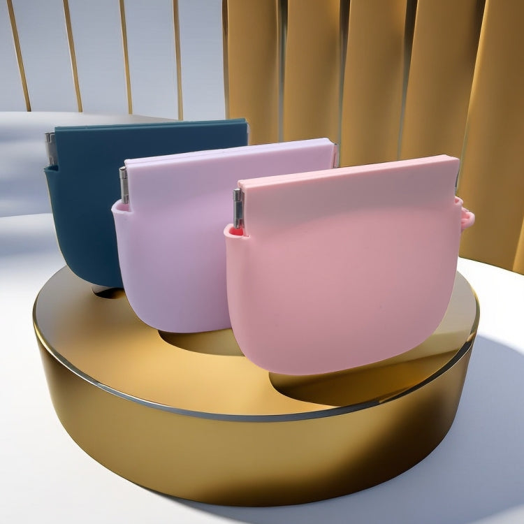 Silicone Elastic Coin Pouch Tie Handle Clasp Coin Storage Bag