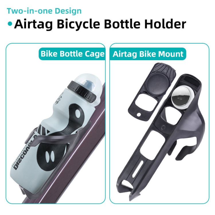 For AirTag 2nd Gen / AirTag 1st Gen Tracker Bike Hidden Holder With Water Bottle Cage Bicycle Bracket Mount
