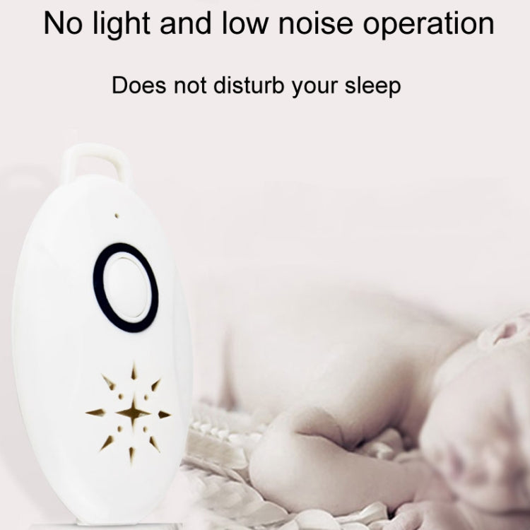 Mini USB Rechargeable Fly Repeller Outdoor Portable Mobile Mosquito Repellent Device - White