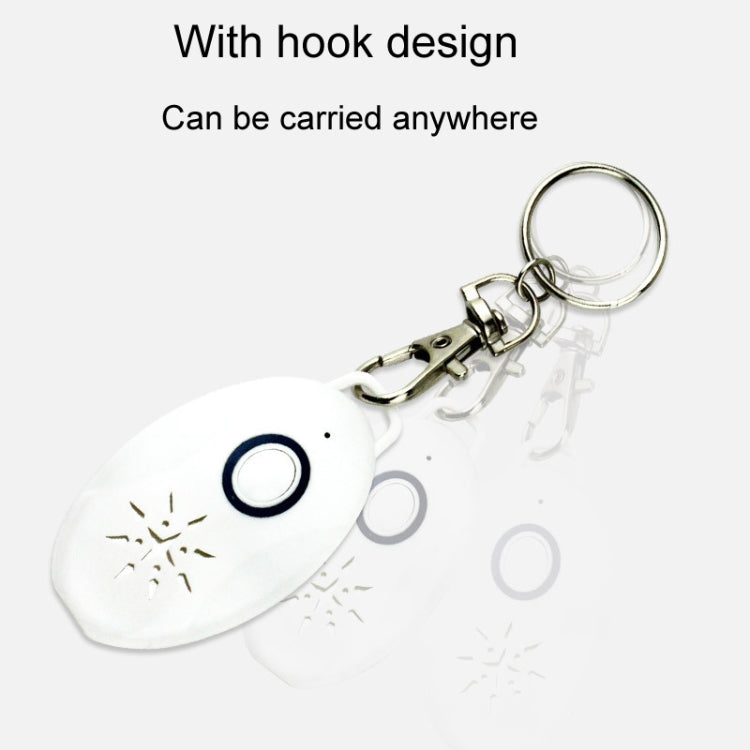 Mini USB Rechargeable Fly Repeller Outdoor Portable Mobile Mosquito Repellent Device - White