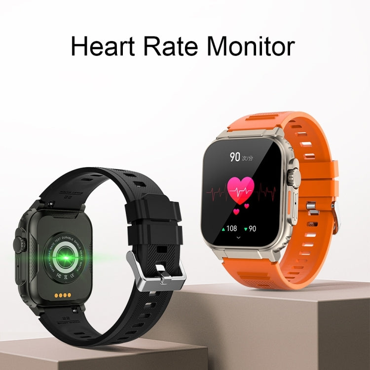 A70 1.96 Inch Health Monitoring Multifunctional IP68 Waterproof Bluetooth Call Smart Watch