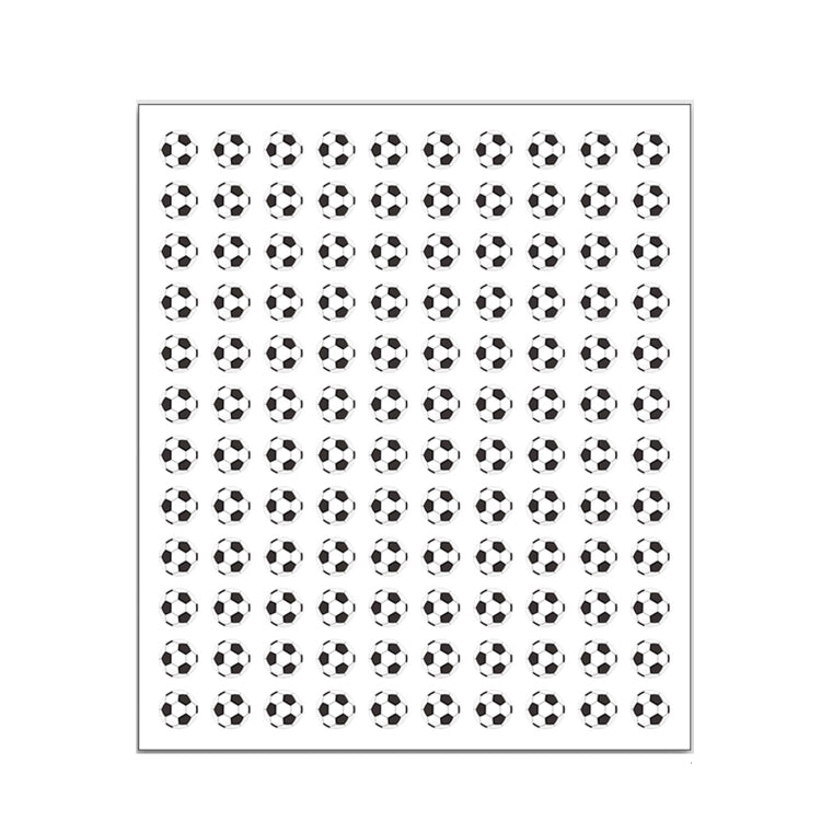 20Sheets /Pack   - 2400 Stickers Total Sports Ball Stickers for Scrapbooking, Crafting - Football