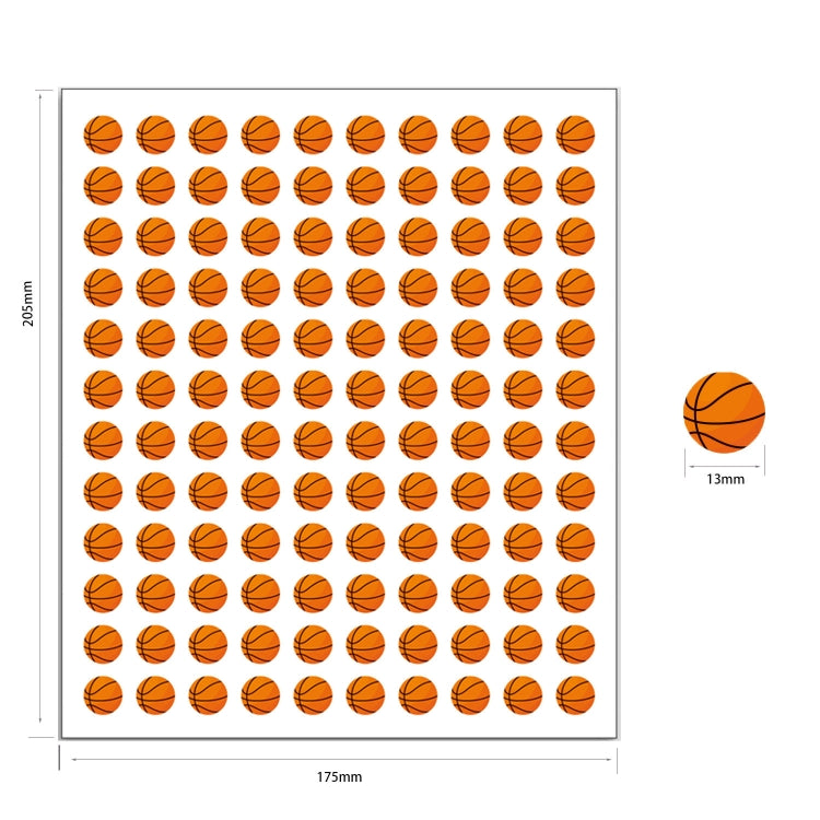20Sheets /Pack   - 2400 Stickers Total Sports Ball Stickers for Scrapbooking, Crafting