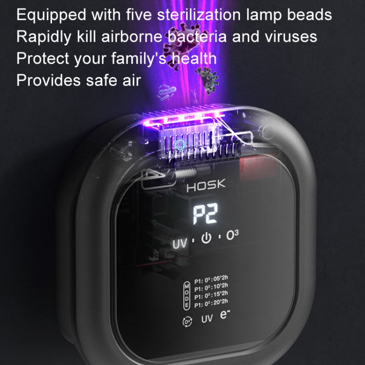 HOSK XT-01 UV Pet Air Purifier Household Deodorant Ozone Generator, Size: Charging