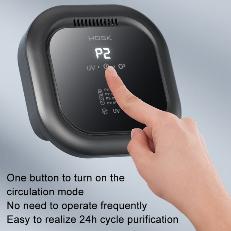 HOSK XT-01 UV Pet Air Purifier Household Deodorant Ozone Generator, Size: Charging