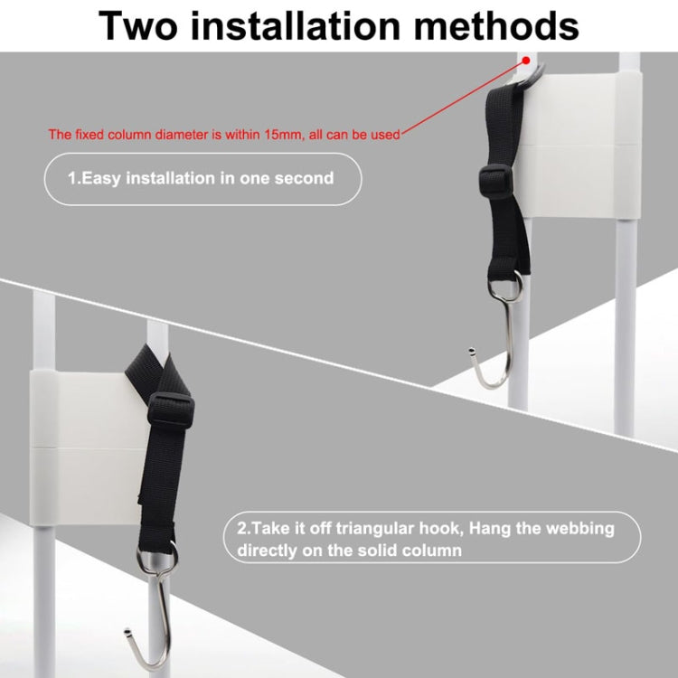 A62 Automobile Stroller Storage Hooks Car Multifunctional Seat Rear Hangers - Black