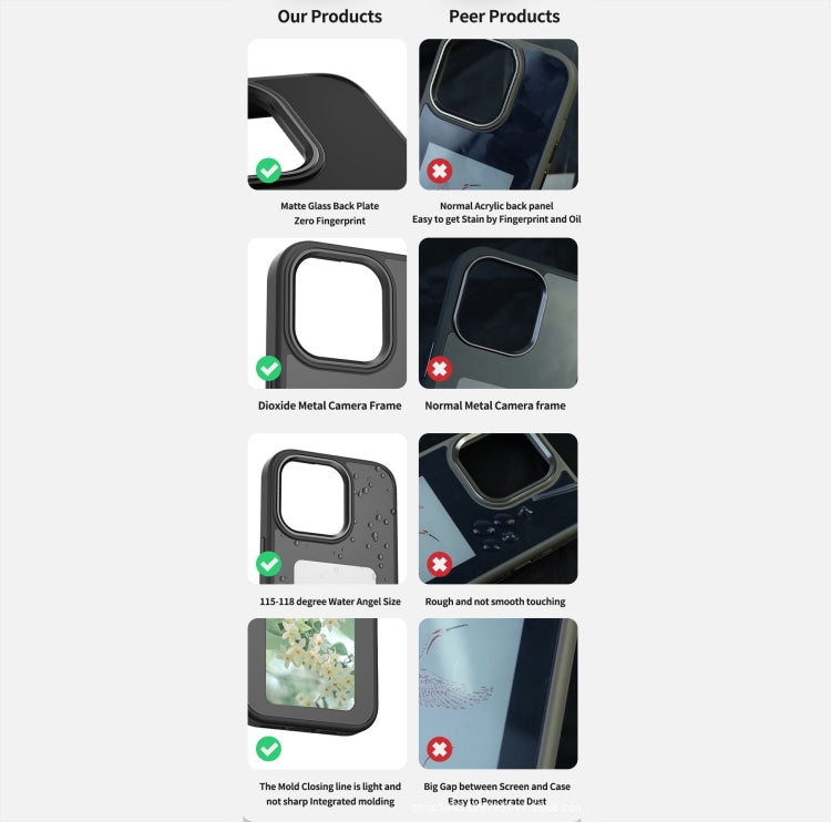 For iPhone 13 NFC Four-Color E-ink Screen DIY Phone Case