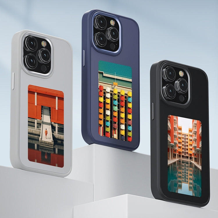 For iPhone 13 NFC Four-Color E-ink Screen DIY Phone Case