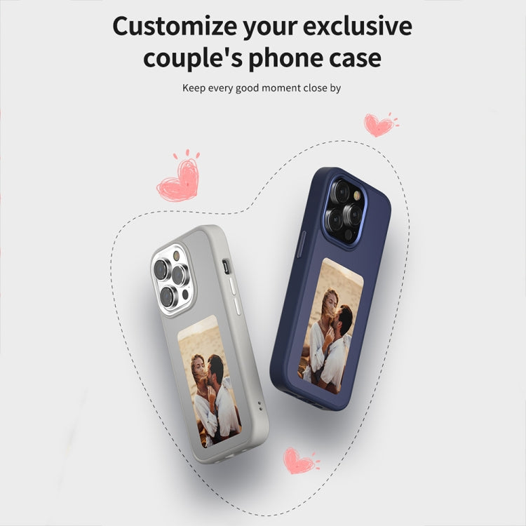 For iPhone 13 NFC Four-Color E-ink Screen DIY Phone Case