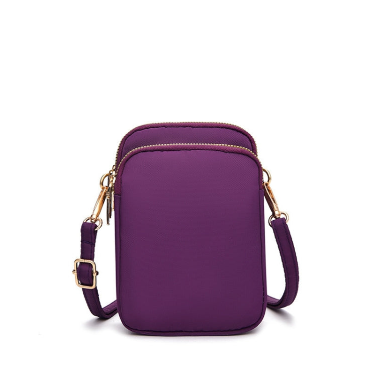 Crossbody Mobile Phone Bag Mini Vertical Coin Purse For Women Back Headphone Hole Design