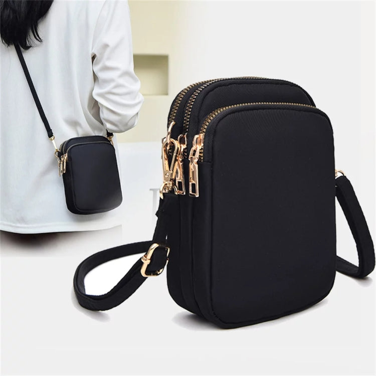 Crossbody Mobile Phone Bag Mini Vertical Coin Purse For Women Back Headphone Hole Design
