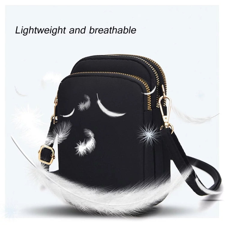 Crossbody Mobile Phone Bag Mini Vertical Coin Purse For Women Back Headphone Hole Design