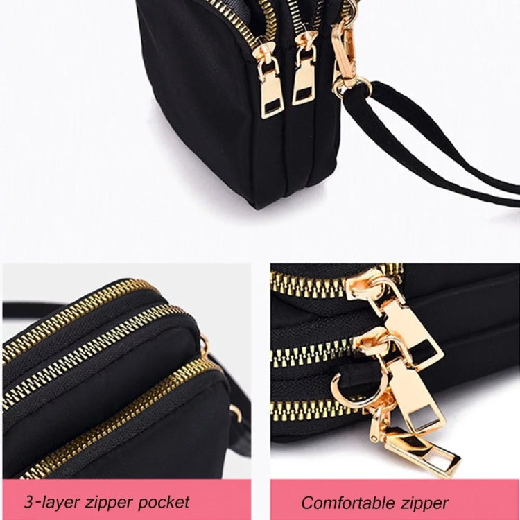 Crossbody Mobile Phone Bag Mini Vertical Coin Purse For Women Back Headphone Hole Design