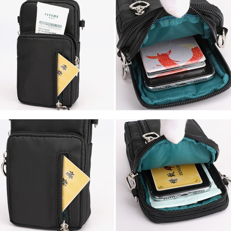 Crossbody Mobile Phone Bag Vertical Wallet Wrist Pouch With Arm Band for Women, Style: Blue Balloon