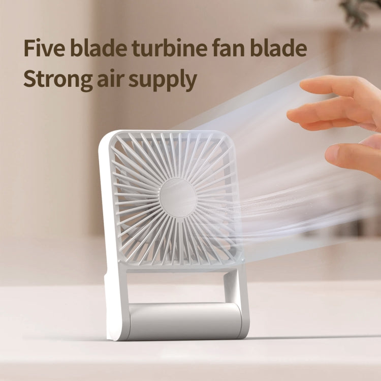 HX-123 USB Charging Wall-mounted Desktop Folding Thin and Light Small Fan