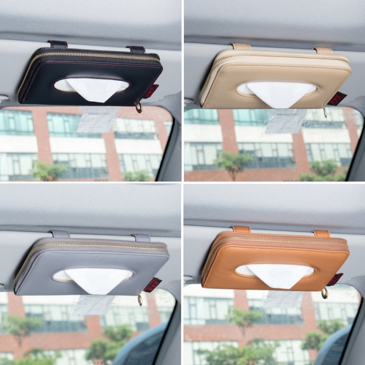 Car Sun Visor Skylight Hanging Tissue Box
