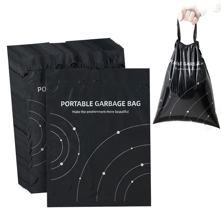 Mini Sticky Car Garbage Bag Disposable Vomiting Bag - 20pcs