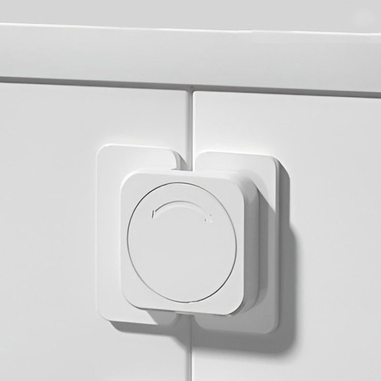 Multifunctional Baby Anti-pinch Door Latch Drawer Refrigerator Child Safety Lock - White
