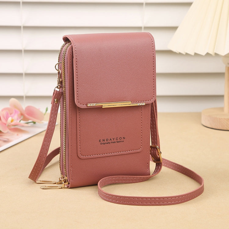 Touch Screen Crossbody Mobile Phone Bag Multifunctional Zipper Coin Purse