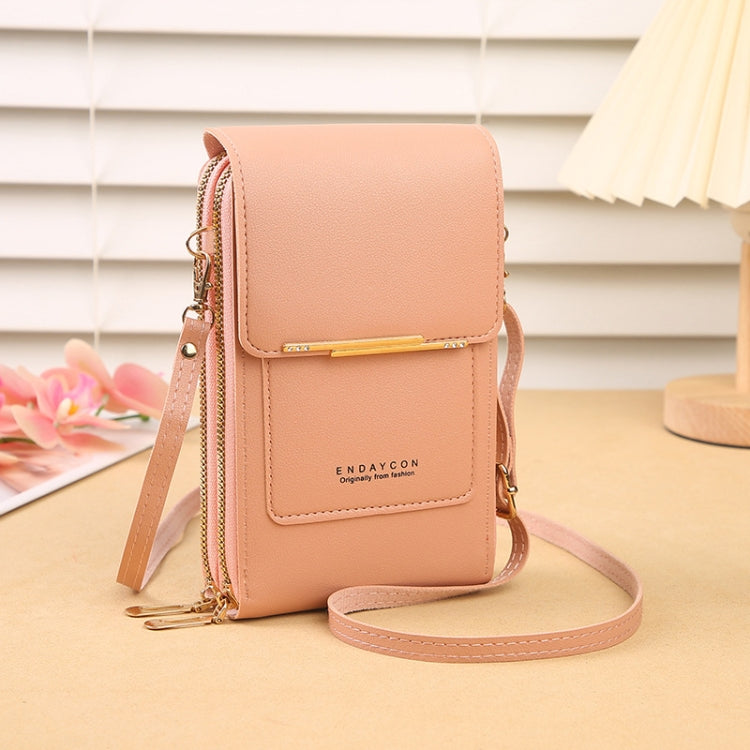 Touch Screen Crossbody Mobile Phone Bag Multifunctional Zipper Coin Purse
