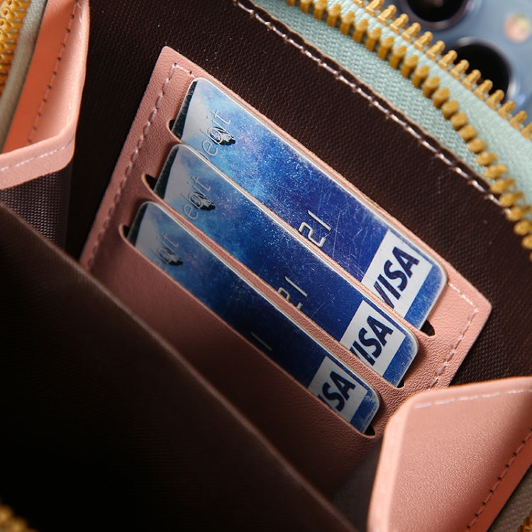 Touch Screen Crossbody Mobile Phone Bag Multifunctional Zipper Coin Purse
