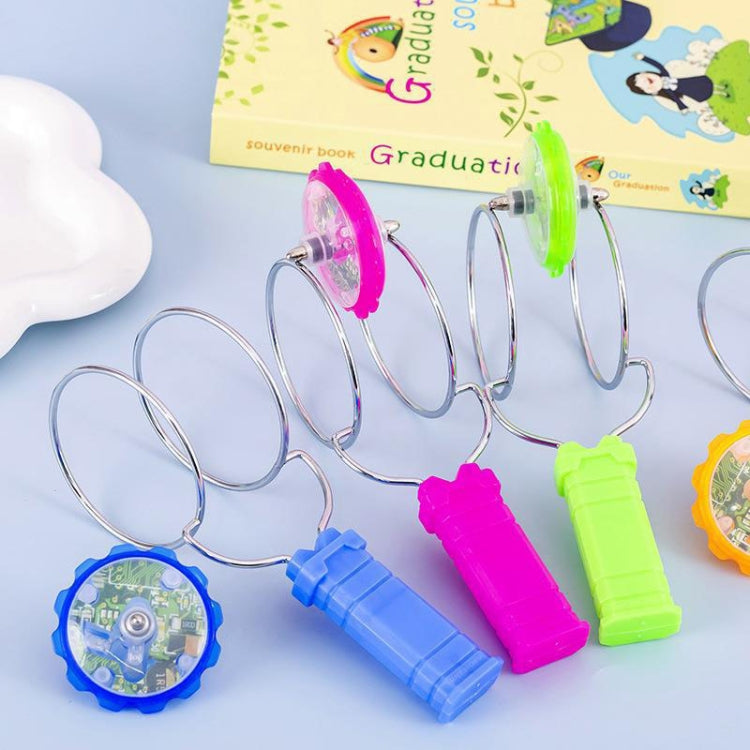 Light-emitting Magnetic Gyro Toys Magic Track Gyro Children Toy Yo-yo Balls - Random Color