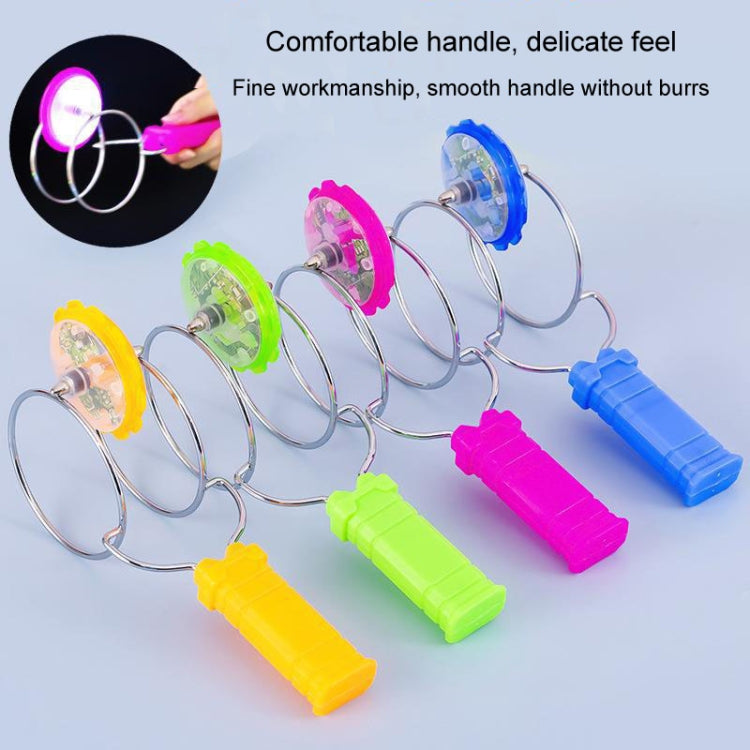 Light-emitting Magnetic Gyro Toys Magic Track Gyro Children Toy Yo-yo Balls - Random Color