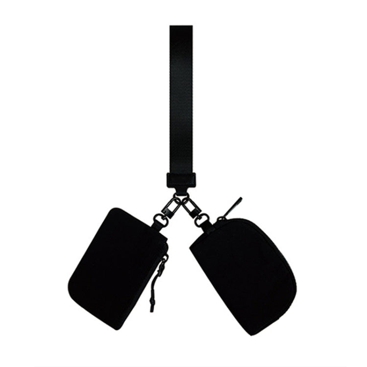2-in-1 Portable Wrist Bag Card Holder Mini Coin Storage Bag