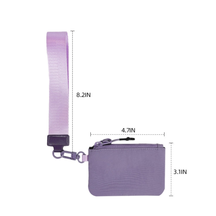 2-in-1 Portable Wrist Bag Card Holder Mini Coin Storage Bag