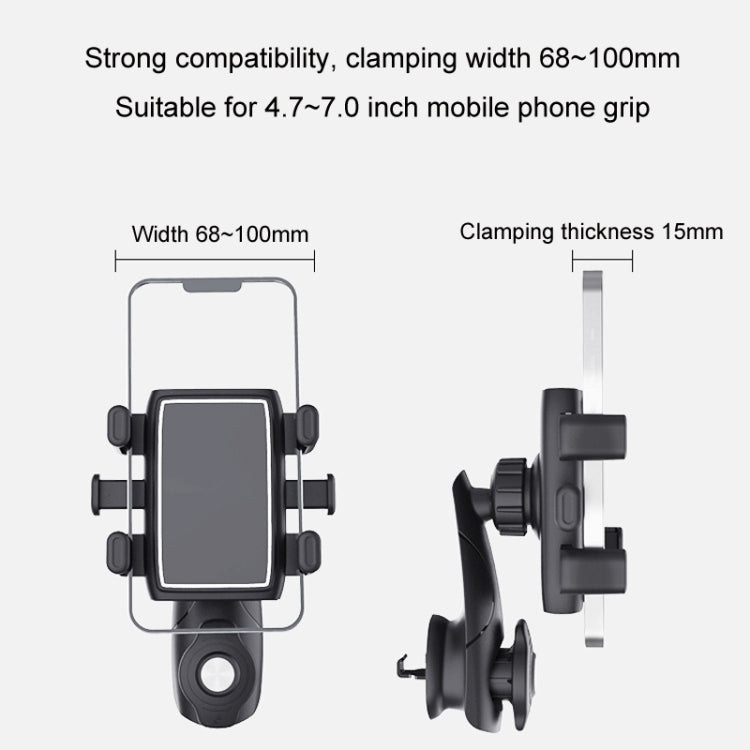 Car Multifunctional 360-degree Rotating Mobile Phone Holder - Air Outlet Model