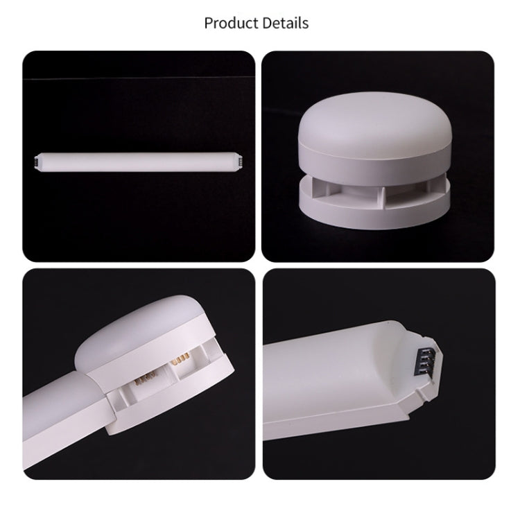 JSK-P26 Smart WiFi Bluetooth Version RGB Direct Illumination Phantom Splicing Light, Support Amazon Alexa / Google Assistant / DuerOS, Style: 9 Sections+US Plug Adapter - White