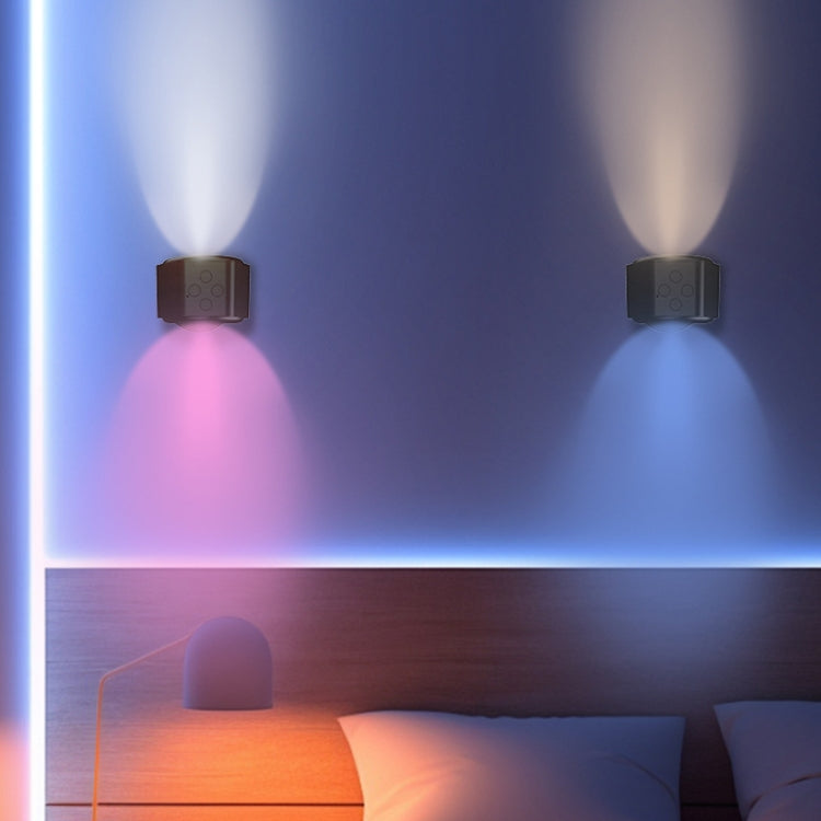 JSK-C38 Rechargeable Double Side Lighted Magnetic Wall Lamp Remote Control Night Light