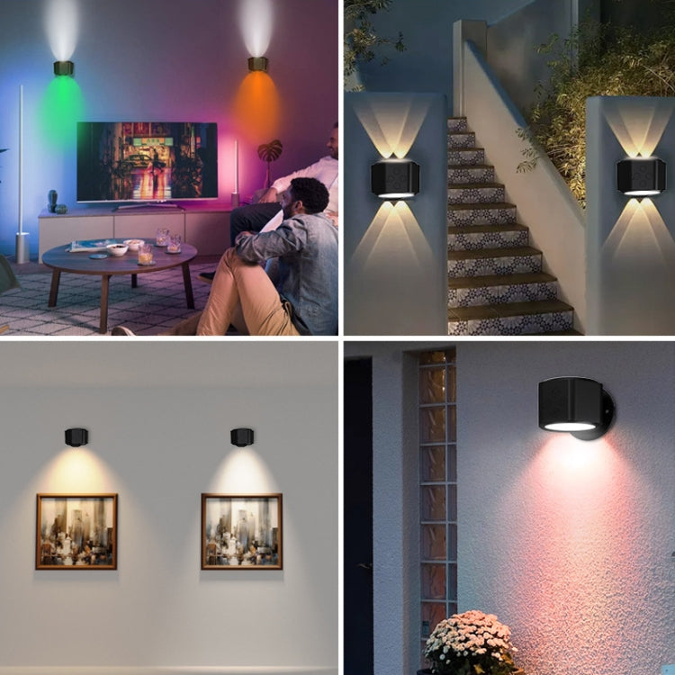 JSK-C38 Rechargeable Double Side Lighted Magnetic Wall Lamp Remote Control Night Light