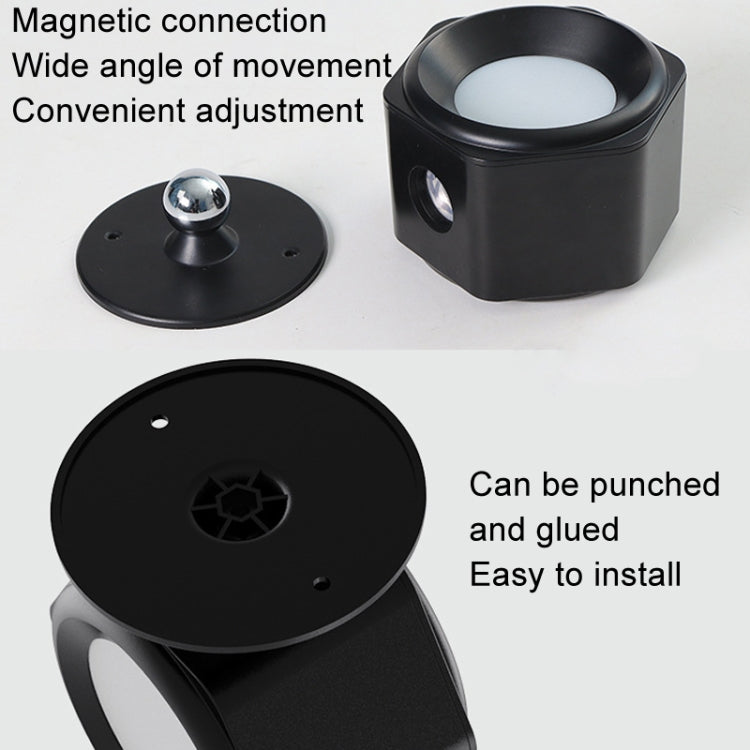 JSK-C38 Rechargeable Double Side Lighted Magnetic Wall Lamp Remote Control Night Light