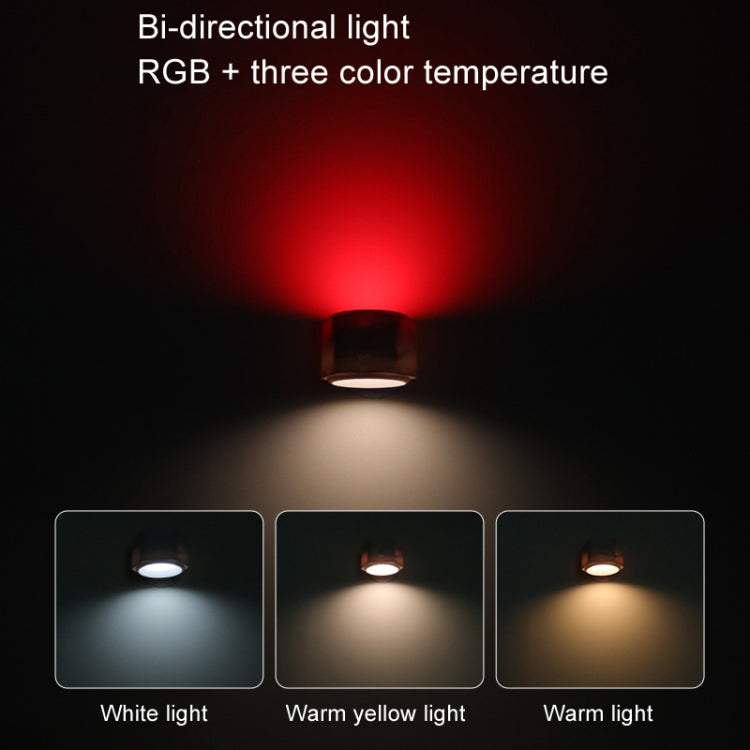 JSK-C38 Rechargeable Double Side Lighted Magnetic Wall Lamp Remote Control Night Light