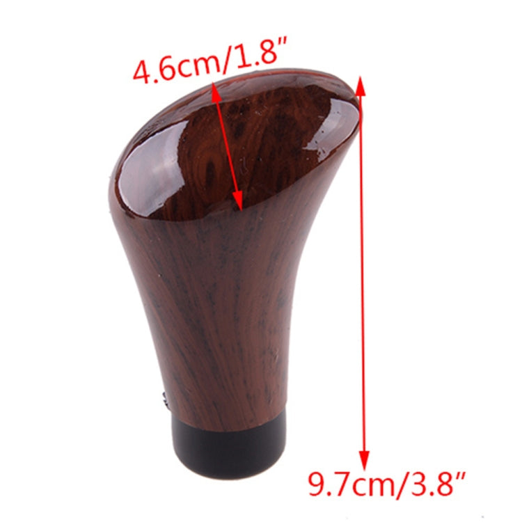 Walnut Car Shift Lever Handle Gear Head - Wood Grain