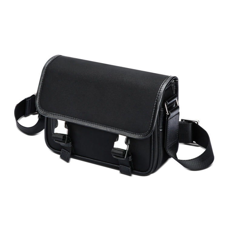 Bopai 11-69231 Multifunctional Leisure Commuting Waterproof Crossbody Shoulder Bag - Black