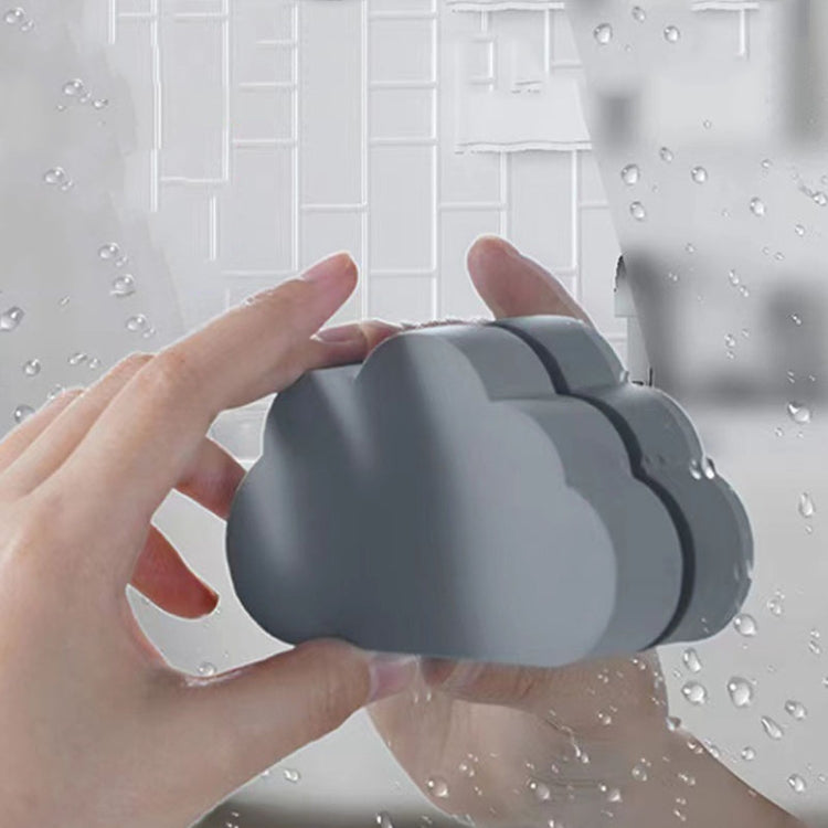 Clouds Type Absorbent Sponge Cleaner Bathroom Washbasin Limescale Preventive Cleaning Brush - Gray