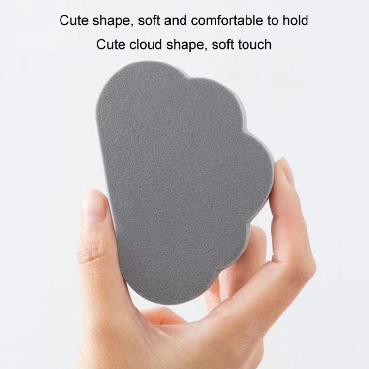 Clouds Type Absorbent Sponge Cleaner Bathroom Washbasin Limescale Preventive Cleaning Brush - Gray