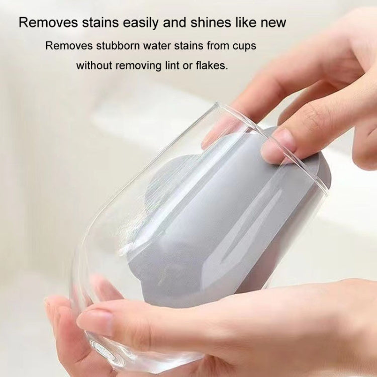 Clouds Type Absorbent Sponge Cleaner Bathroom Washbasin Limescale Preventive Cleaning Brush - Gray