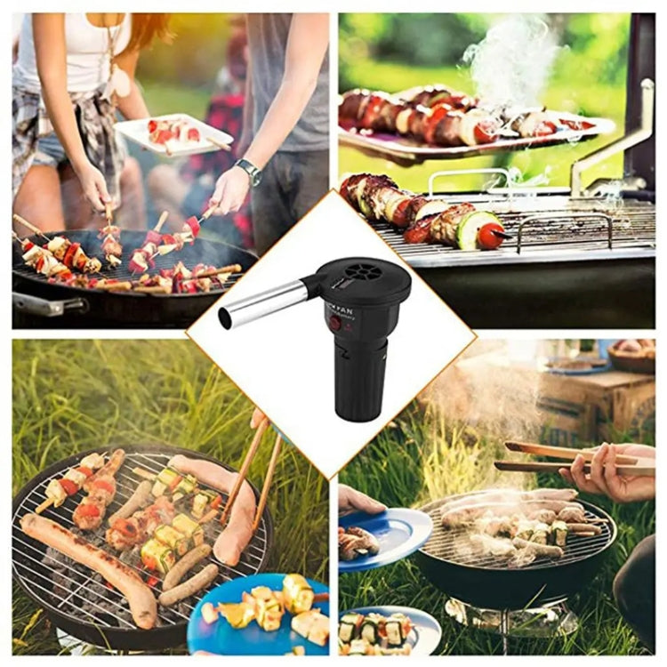 5V DC Grill Blower Outdoor Barbecue Accessories With USB Cable - Black