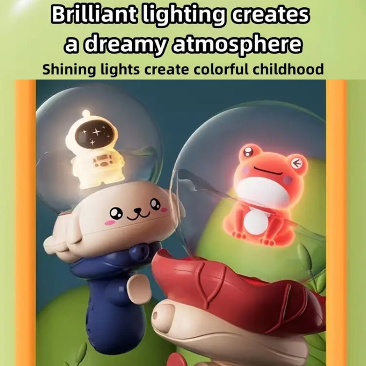 Summer Children Cartoon Bared Water Toys Outdoor Water Play Toys, Style: Frog With Lights Red