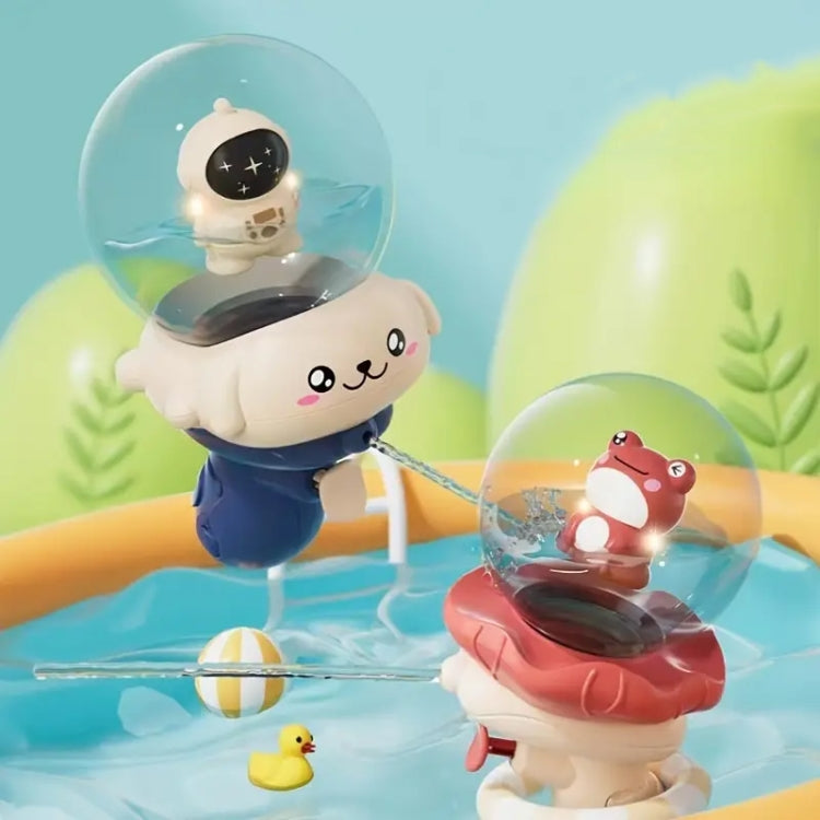 Summer Children Cartoon Bared Water Toys Outdoor Water Play Toys, Style: Frog Red